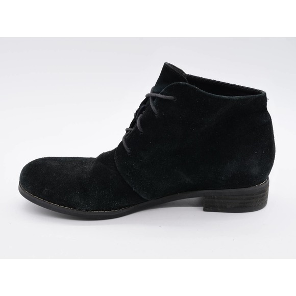 Blondo Ankle Boots Womens 9.5 Black Suede Waterproof Lace Up Booties Chukka - Picture 5 of 12
